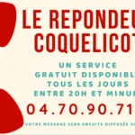 Visuel du répondeur de Radio Coquelicot